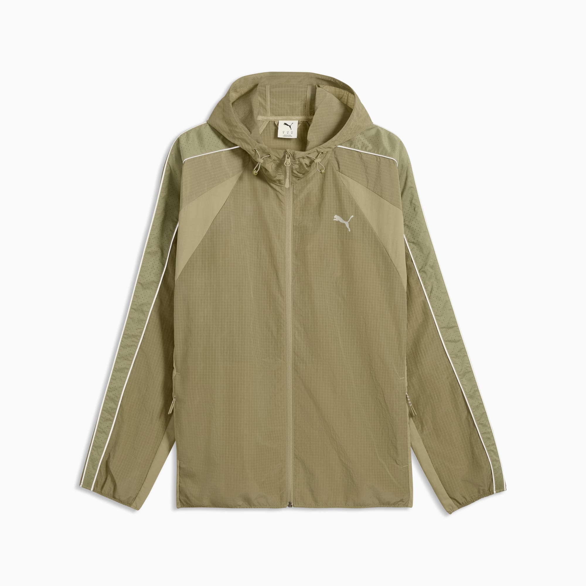 Run Culture Collective T7 Relaxed Trainingsjacke Herren - Chai Latte