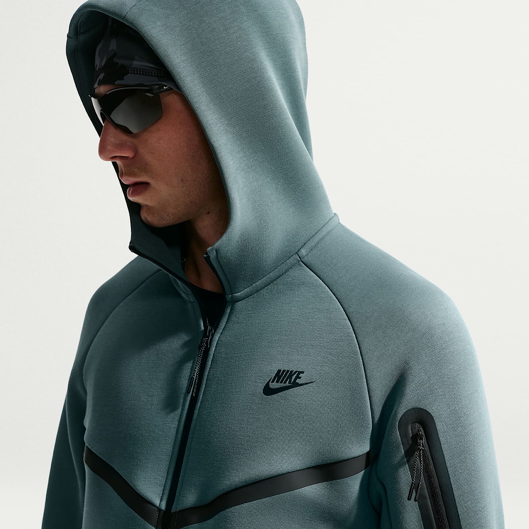 Nike Tech - Nike Tech Windrunner-Jacke aus Fleece mit durchgehendem Reißverschluss (Herren)
