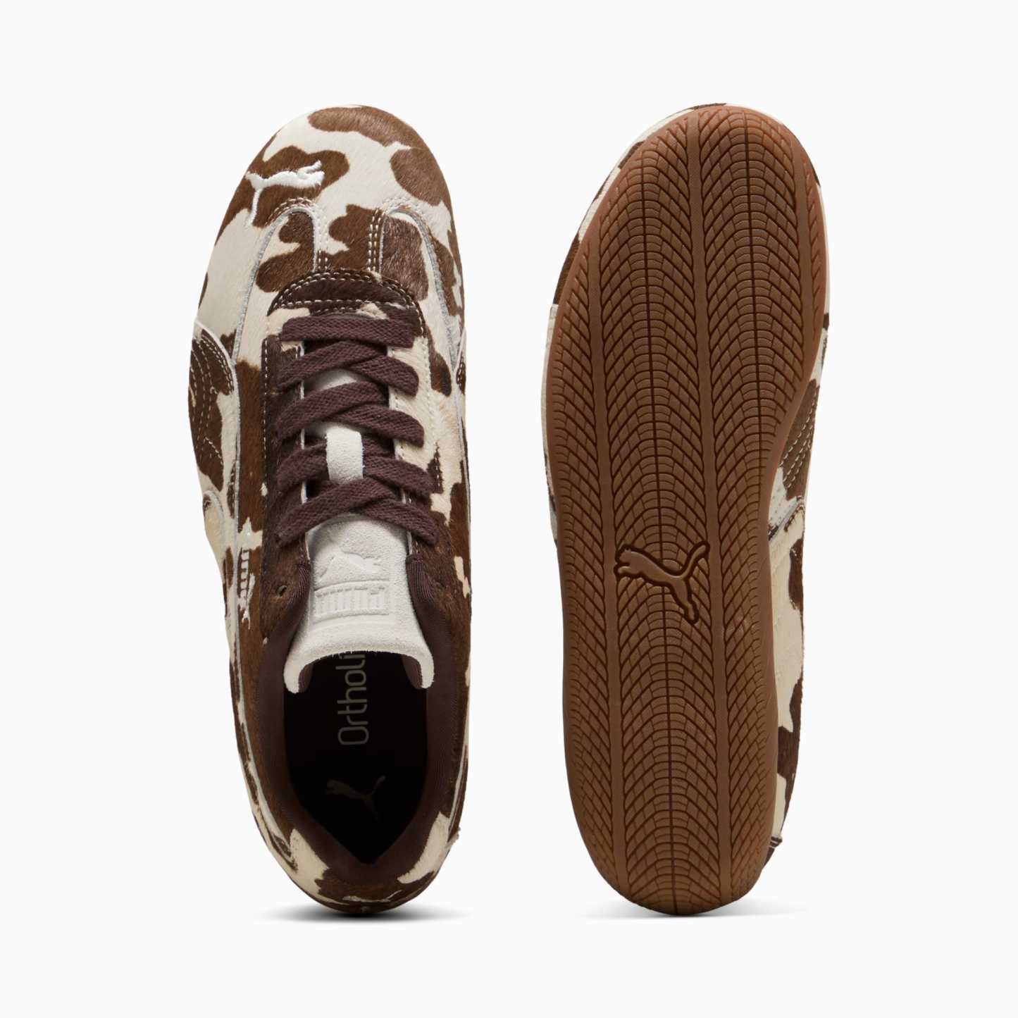 Speedcat Cow Print Sneakers Damen - Chocolate Brown-Gum