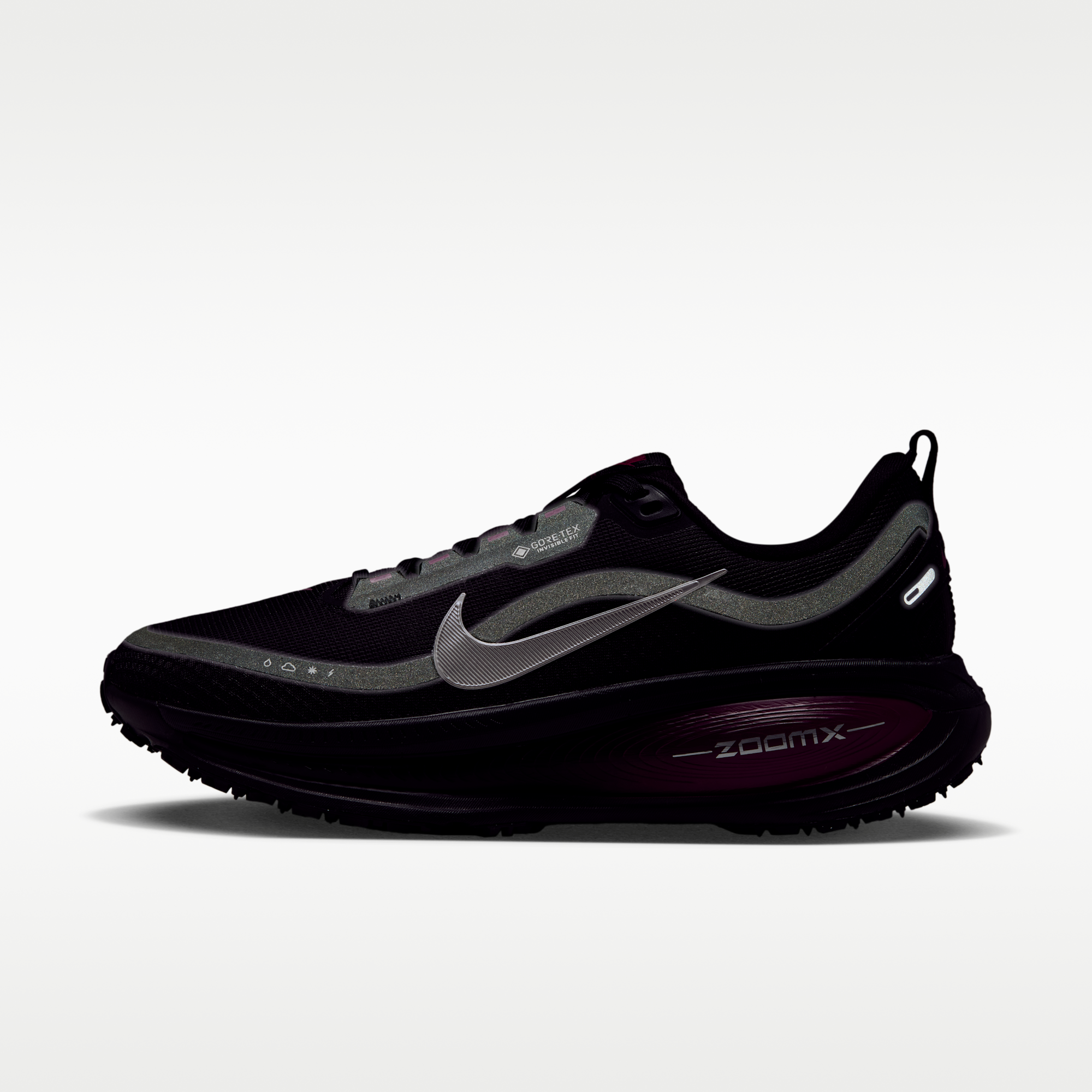 Nike Vomero 18 GORE-TEX - Μαύρο/True Berry/Purple Pulse/Metallic Silver - 9