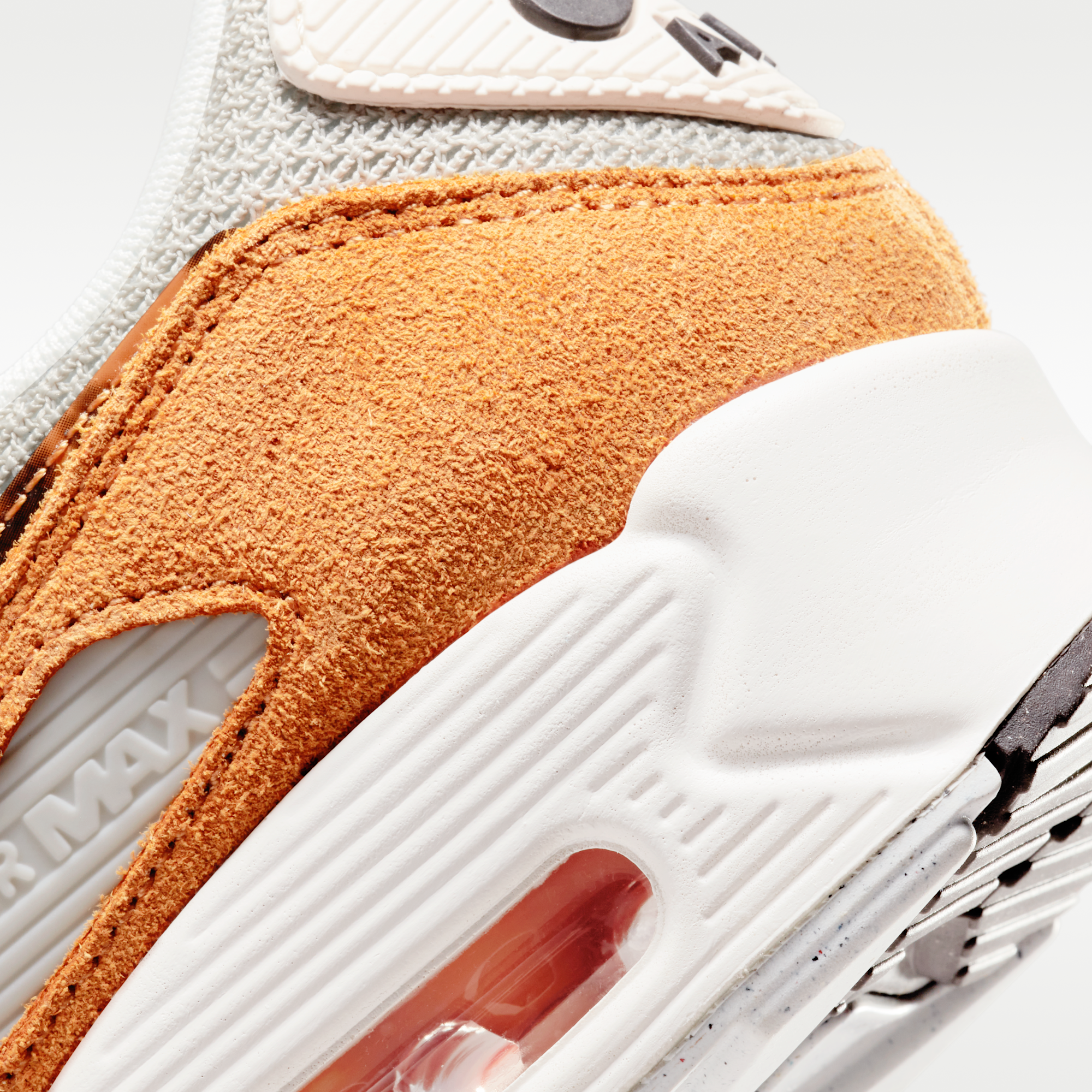 Nike Air Max 90 "Plaid" - Phantom/Velvet Brown/Light Bone/Light Curry - 8
