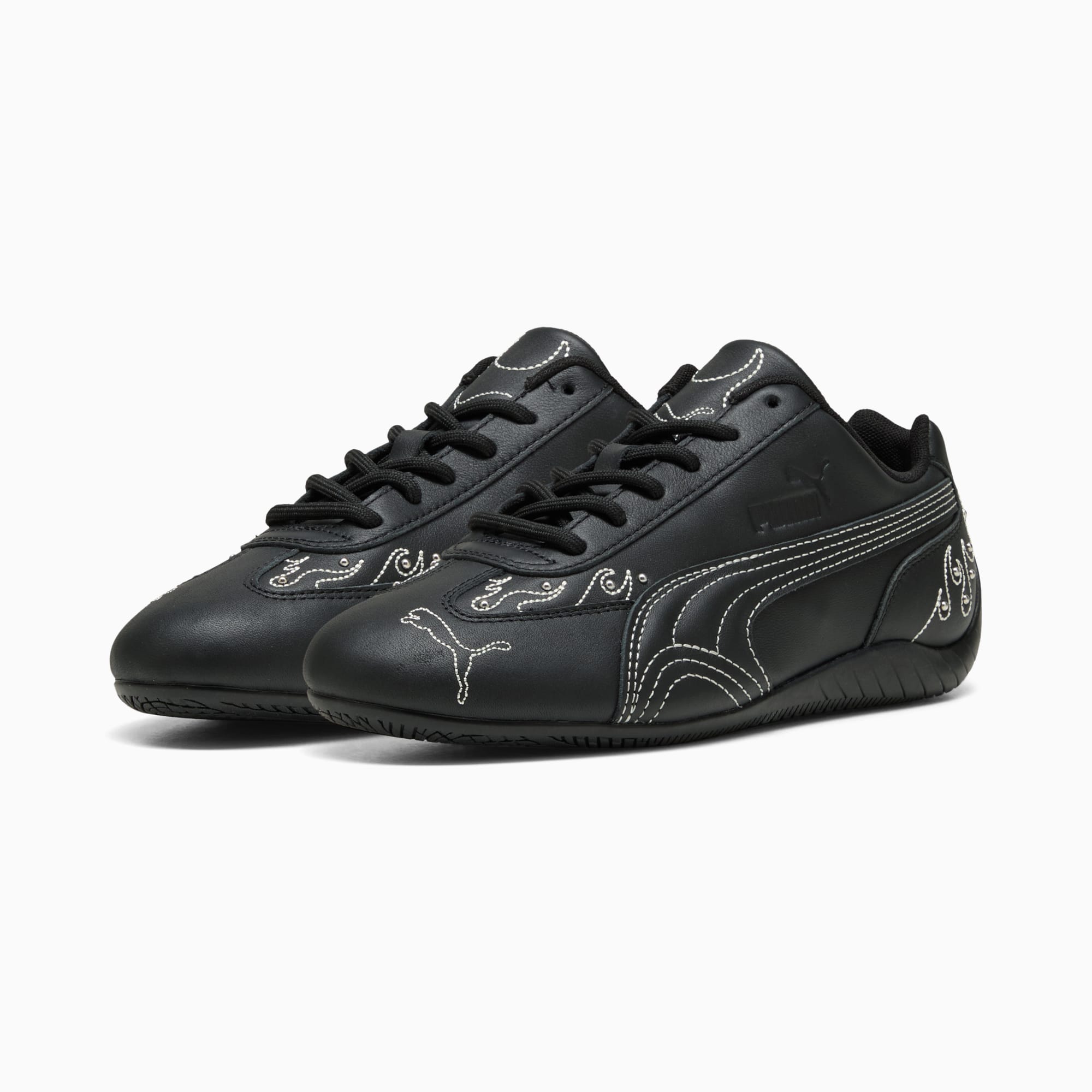 Speedcat Verzierte Sneakers Unisex - PUMA Black-Frosted Ivory
