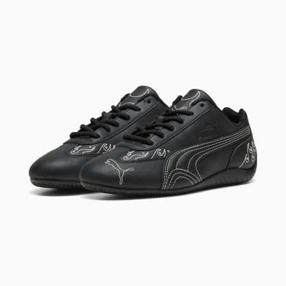 Speedcat Verzierte Sneakers Unisex - PUMA Black-Frosted Ivory