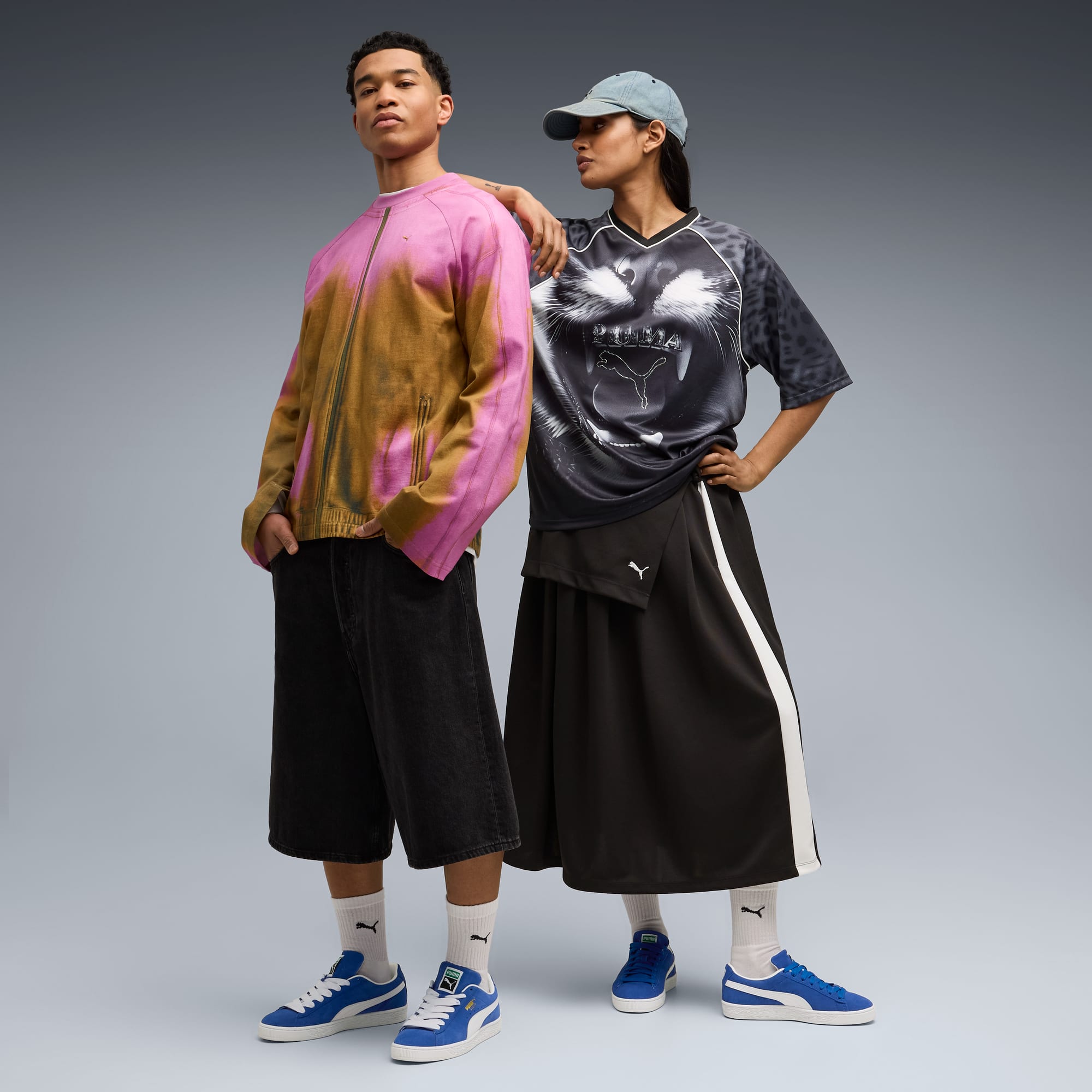 Suede Classic Sneakers Unisex - Mountain Blue-PUMA White