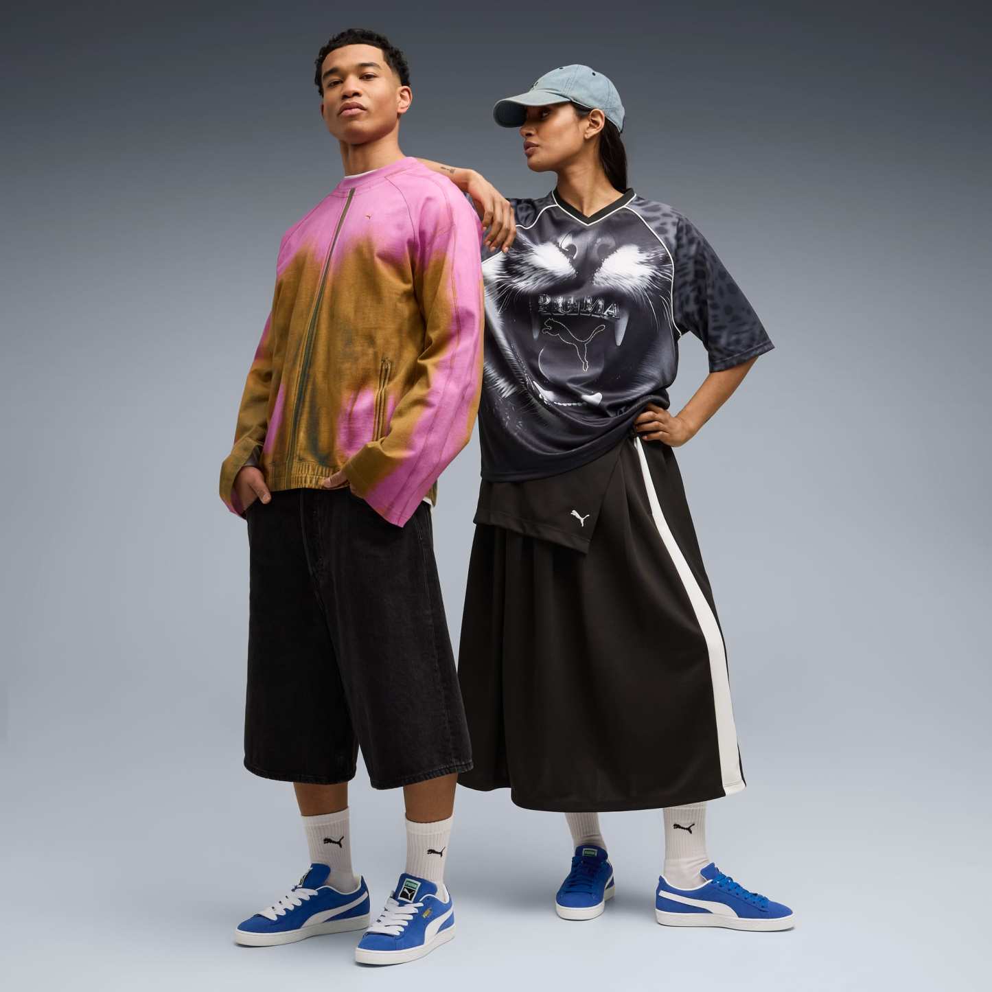 Suede Classic Sneakers Unisex - Mountain Blue-PUMA White