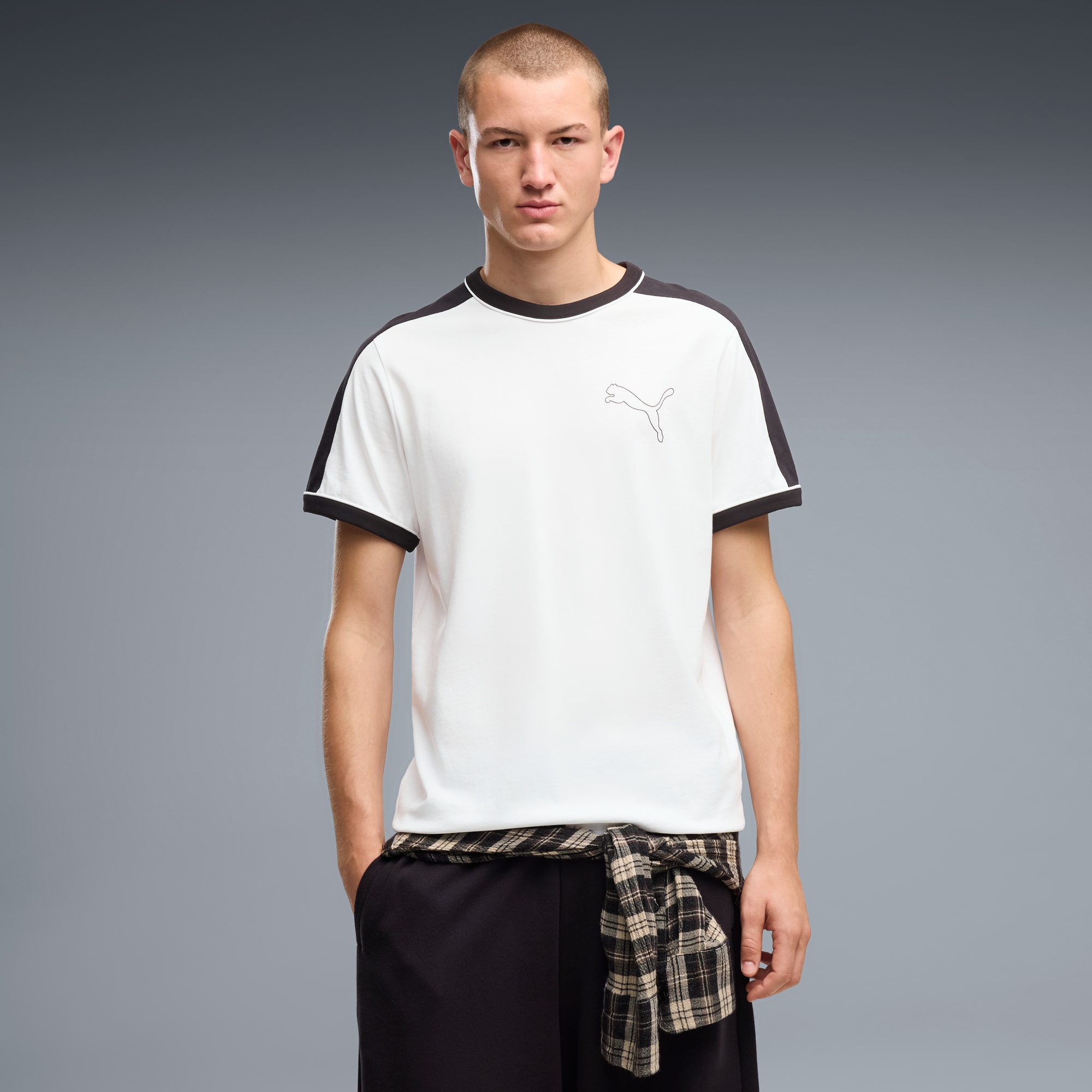 T7 Love Of The Cat Ringer T-Shirt Herren - PUMA White