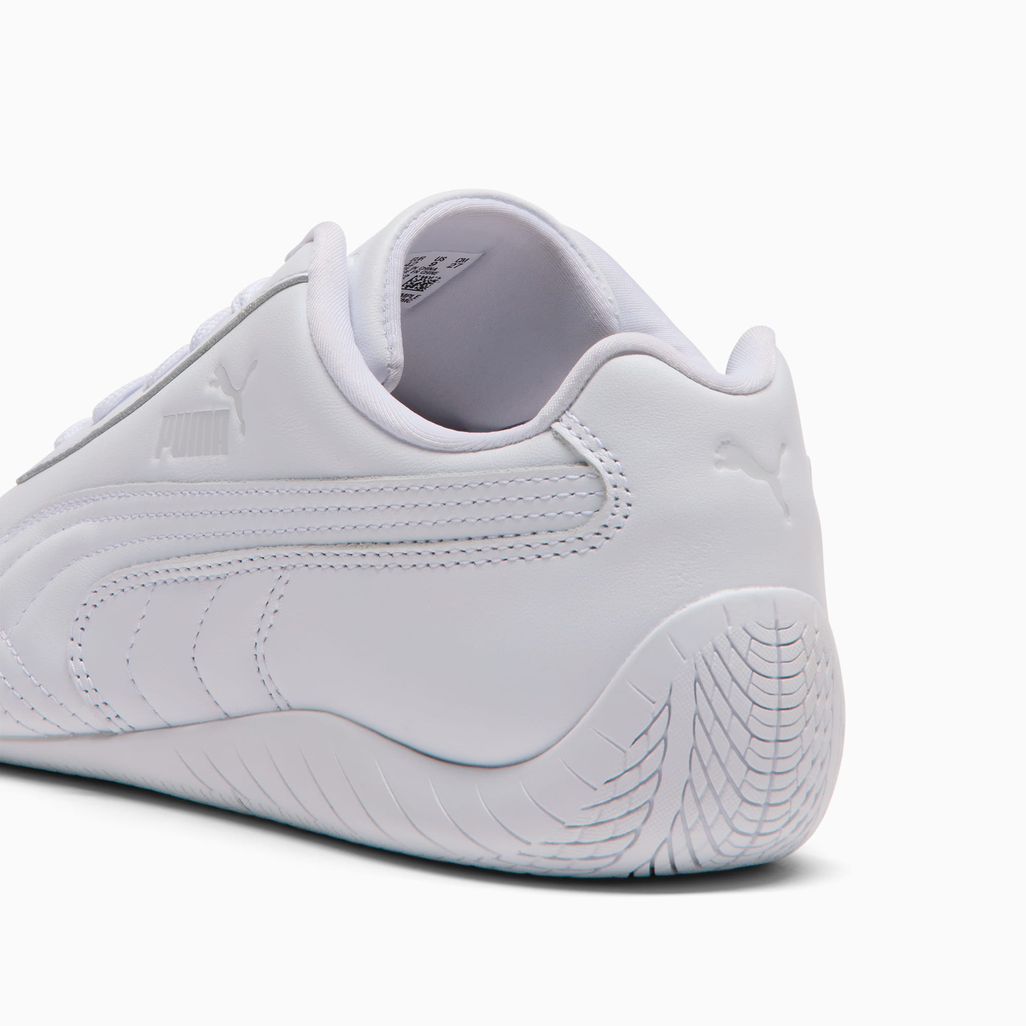 Speedcat Full Leather Sneakers Unisex - PUMA White-Feather Gray