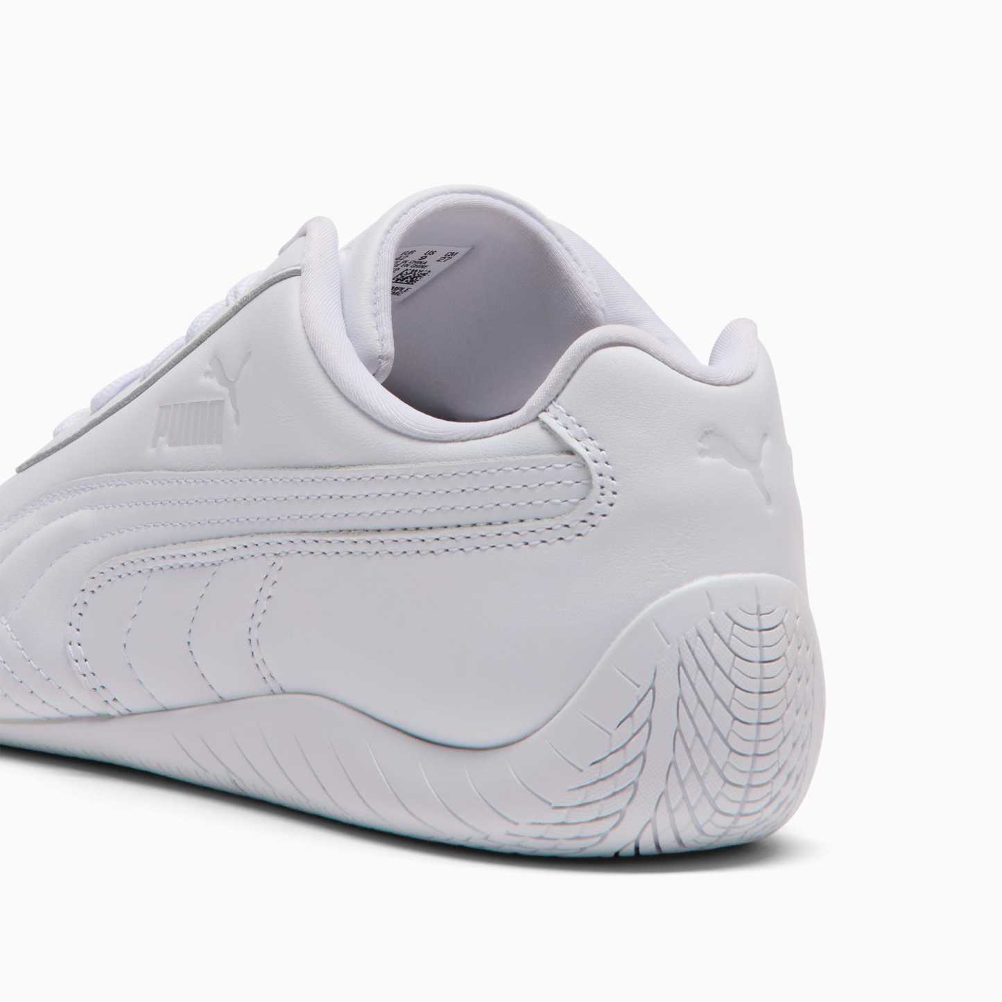 Speedcat Full Leather Sneakers Unisex - PUMA White-Feather Gray