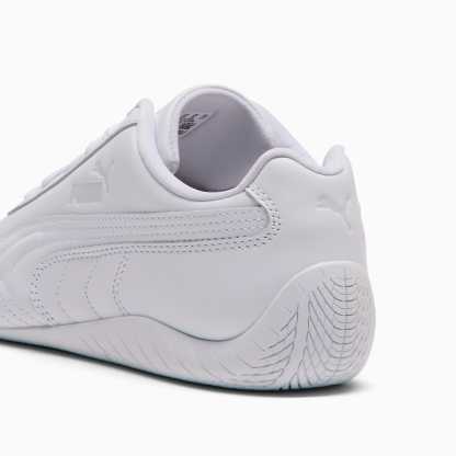Speedcat Full Leather Sneakers Unisex - PUMA White-Feather Gray