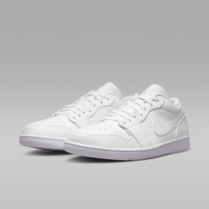 Air Jordan 1 Low - Λευκό/Λευκό/Λευκό - 5