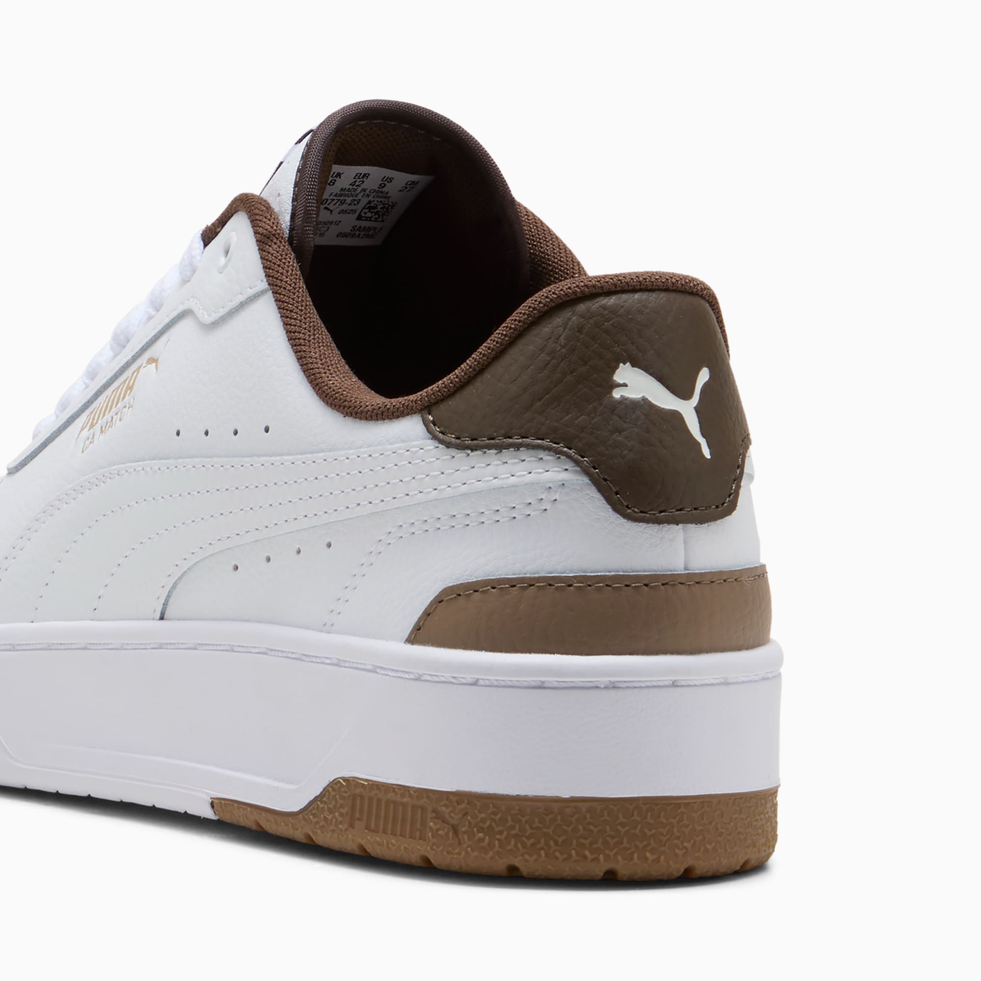 CA Match Sneakers - PUMA White-Totally Taupe