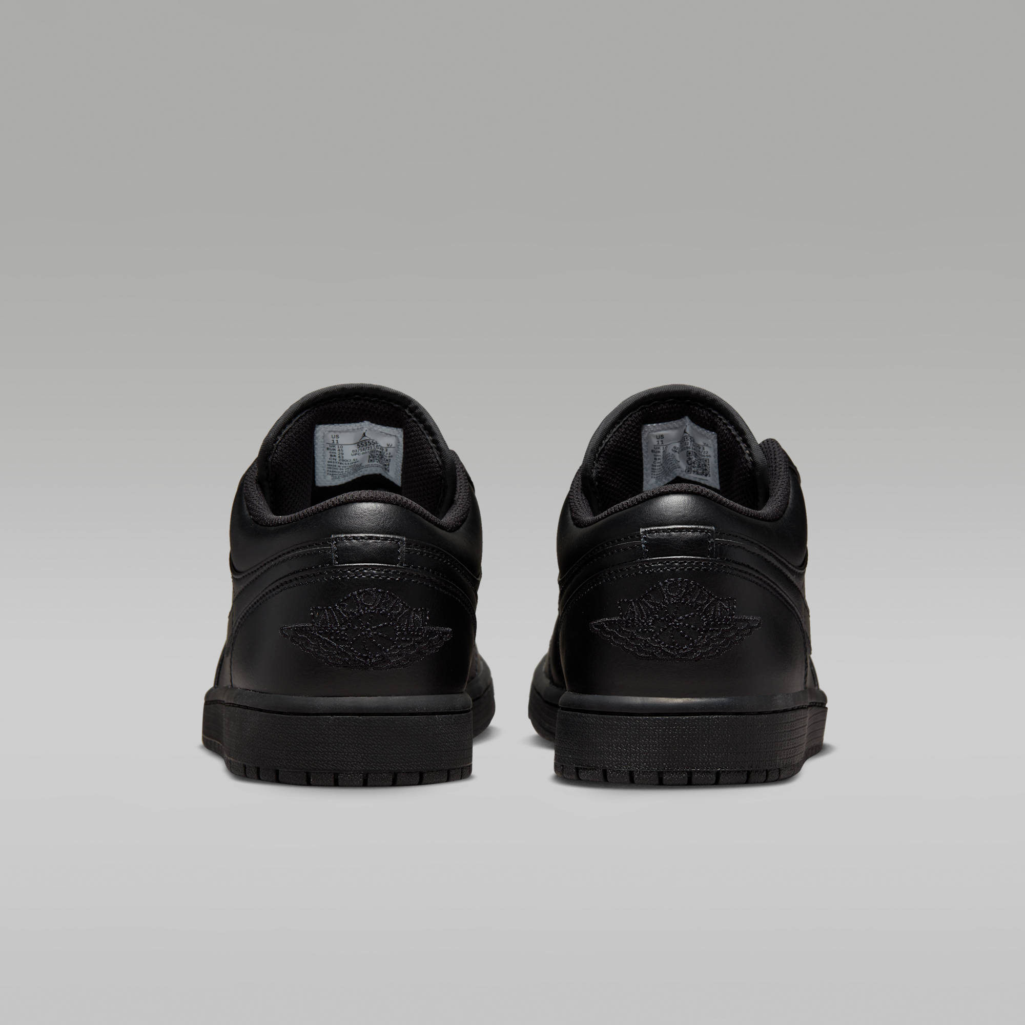 Air Jordan 1 Low - Μαύρο/Μαύρο/Μαύρο - 6