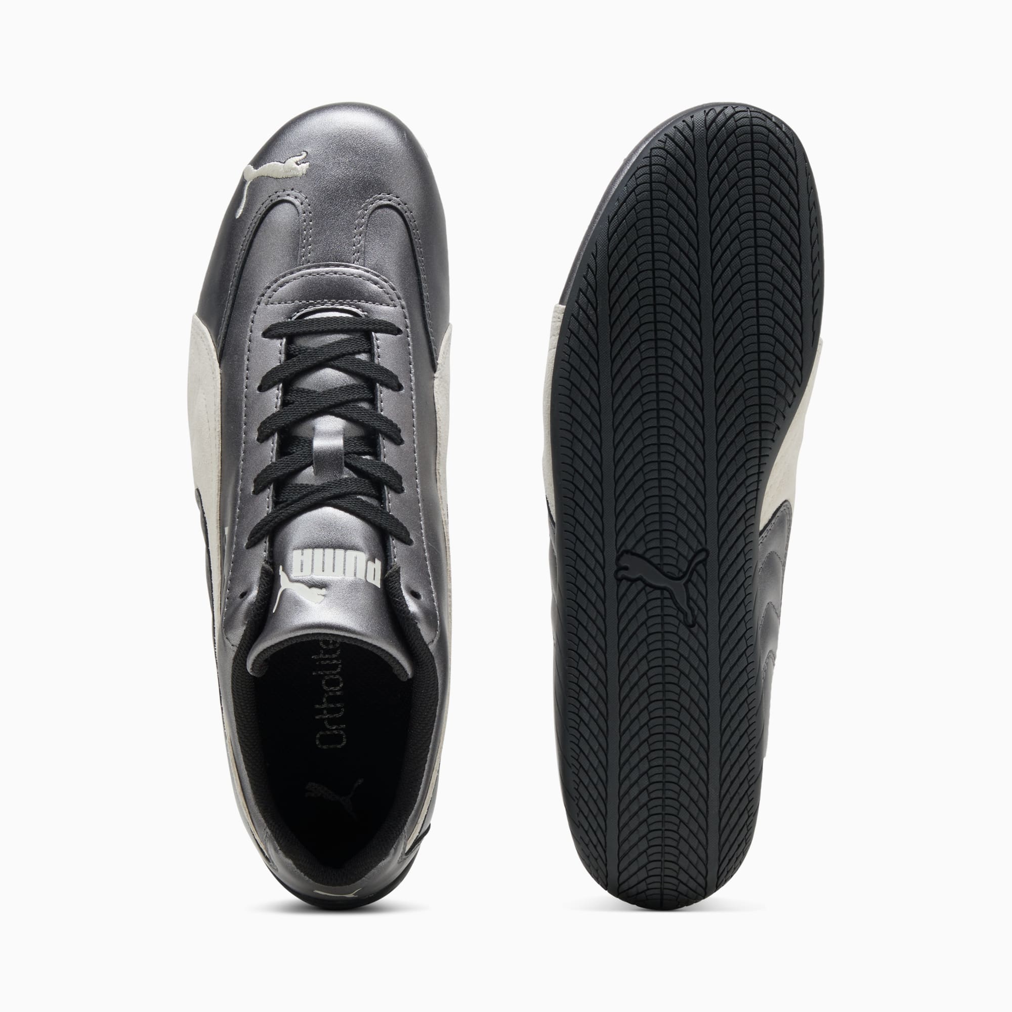 Speedcat Metallic Sneakers Unisex - PUMA Black-Warm White