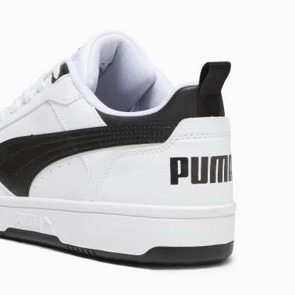 Rebound V6 Low Sneakers - PUMA White-PUMA Black-PUMA Black