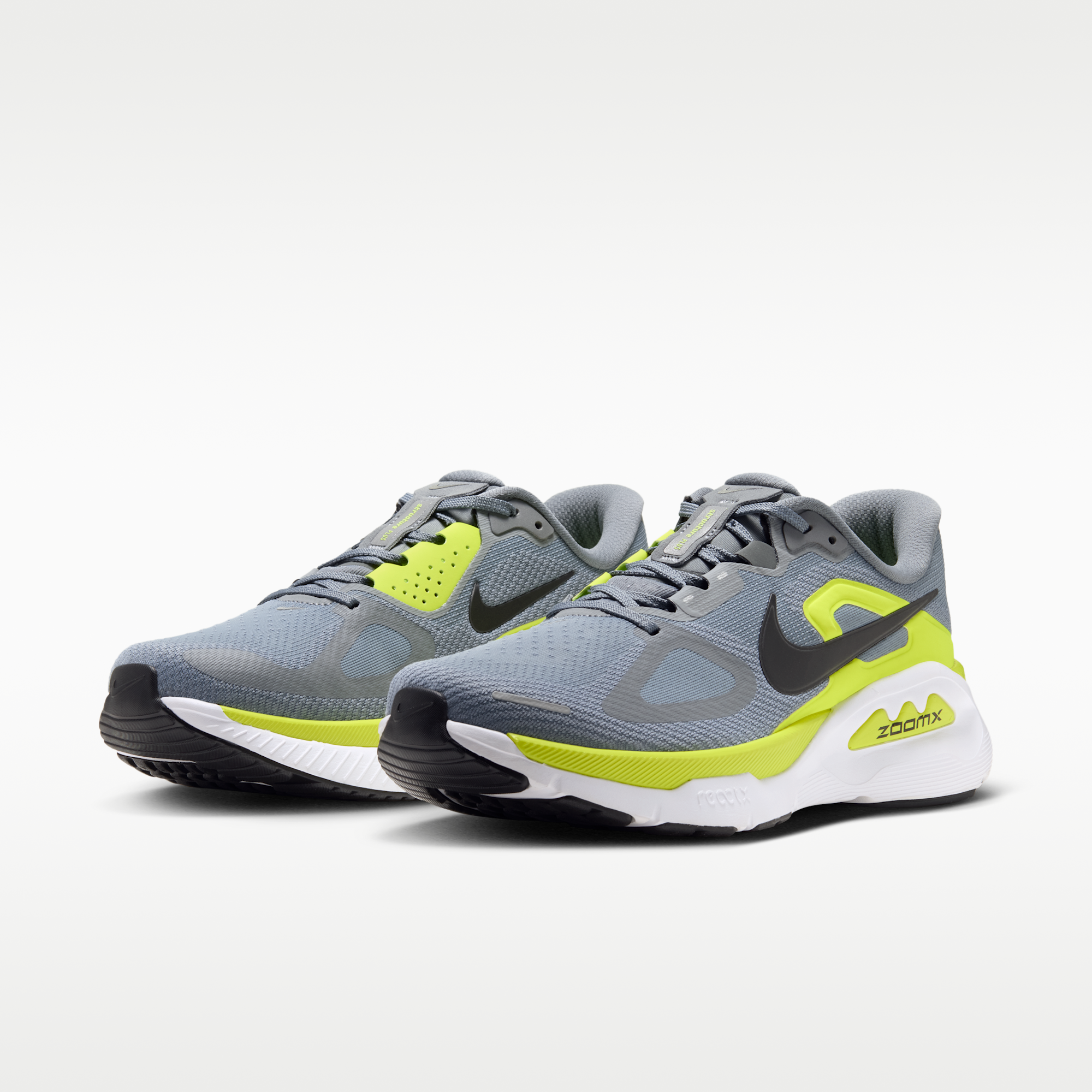 Nike Structure Plus - Cool Grey/Lemon Venom/Λευκό/Μαύρο - 5