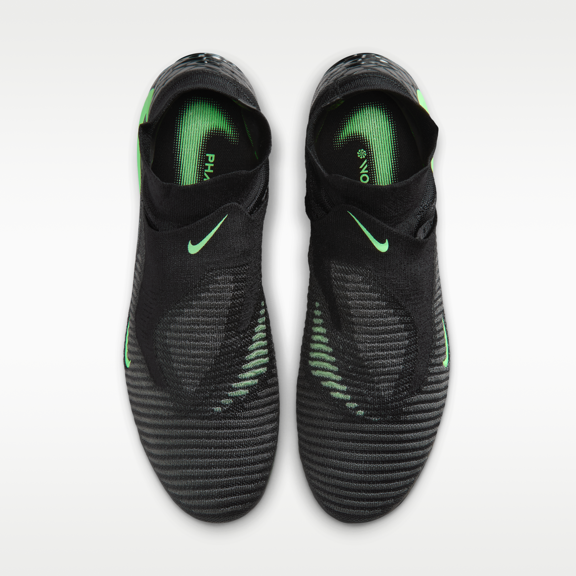 Nike Phantom 6 High Elite - Μαύρο/Μαύρο/Illusion Green (HQ2329-001) - 4