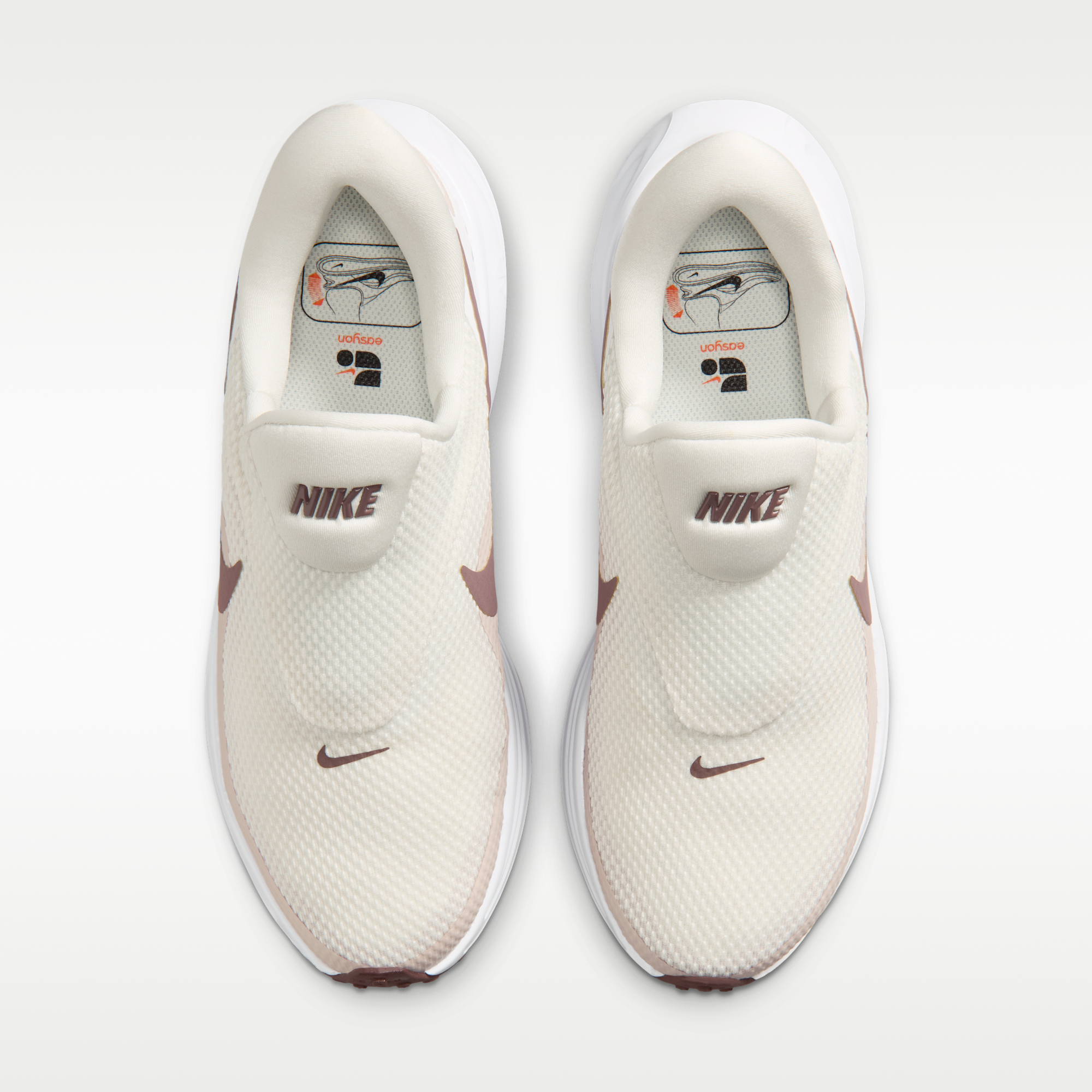 Nike Revolution 8 EasyOn - Phantom/Λευκό/Silt Red/Tattoo - 4