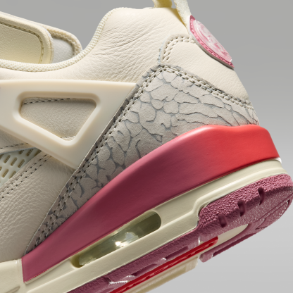 Jordan Spizike Low - Pale Ivory/Track Red/Coconut Milk/Desert Berry - 8