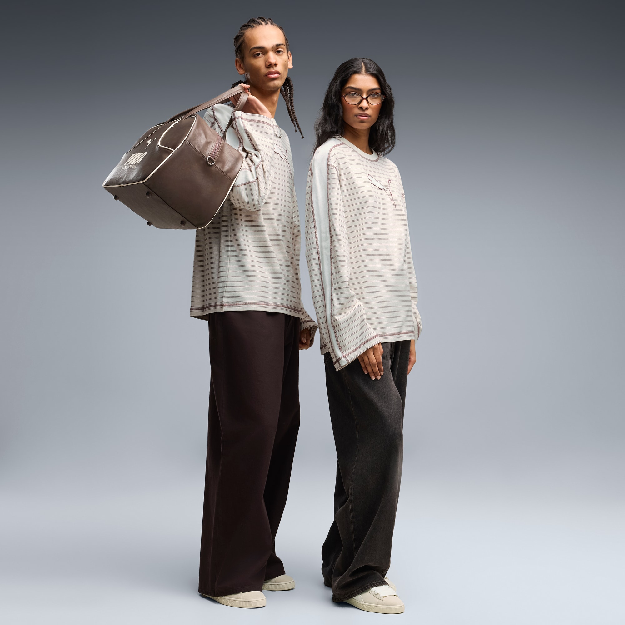 T7 Langarmshirt Unisex - Warm White Heather