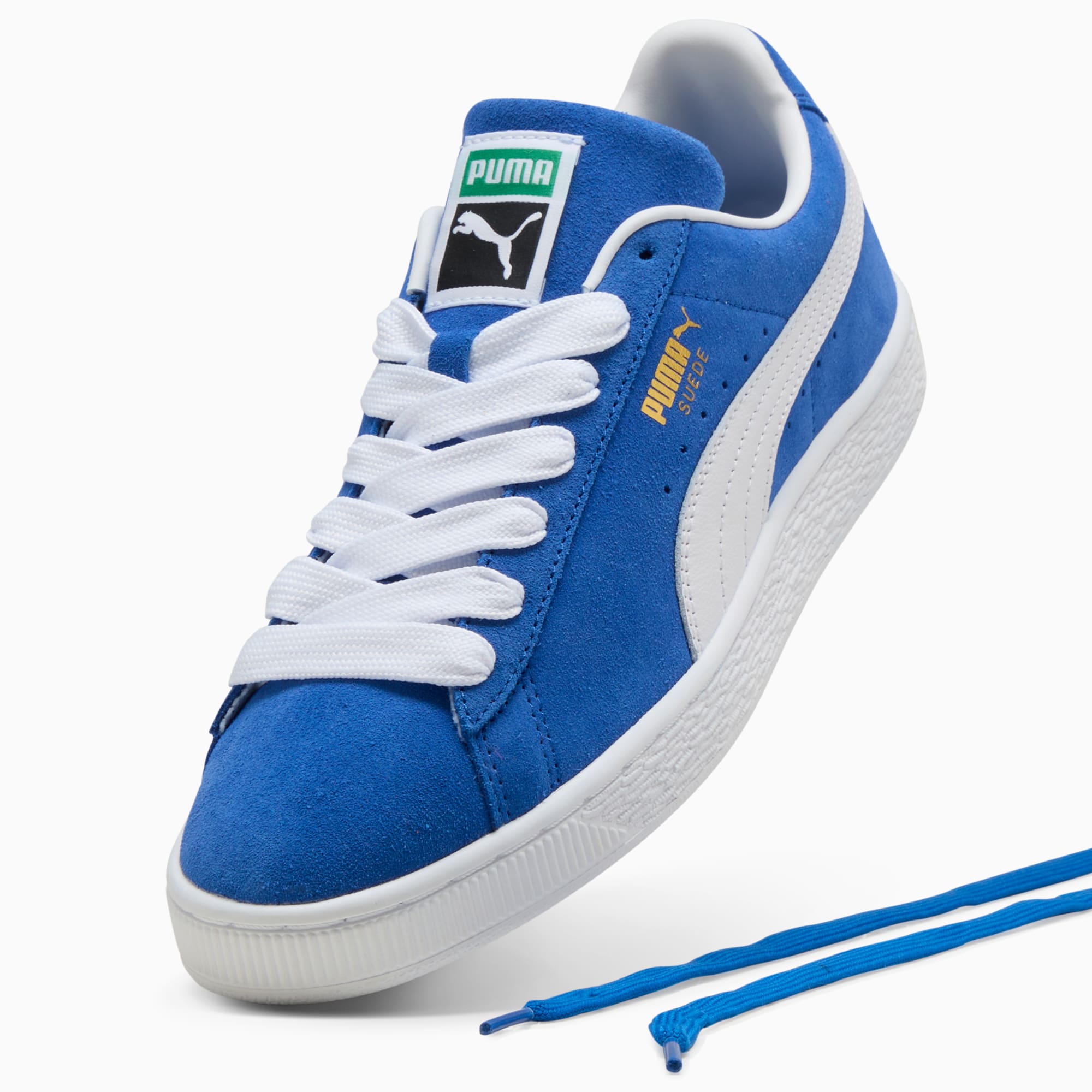 Suede Classic Sneakers Unisex - Mountain Blue-PUMA White