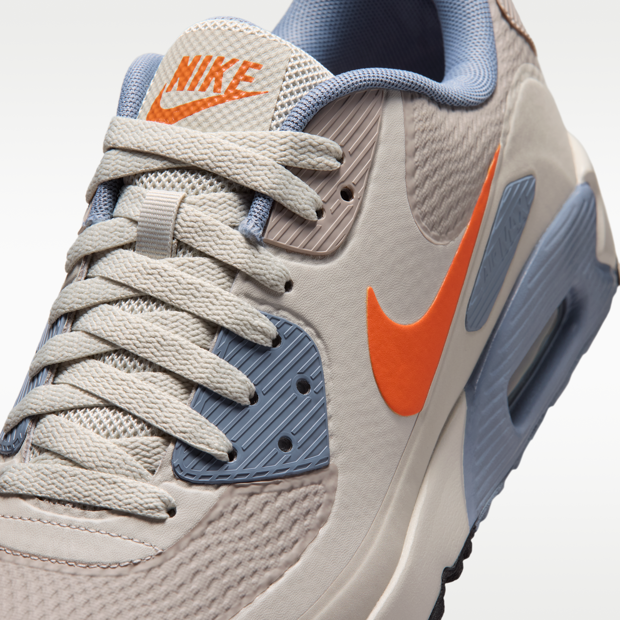 Nike Air Max 90 G - Moon Particle/Light Bone/Ashen Slate/Safety Orange - 7