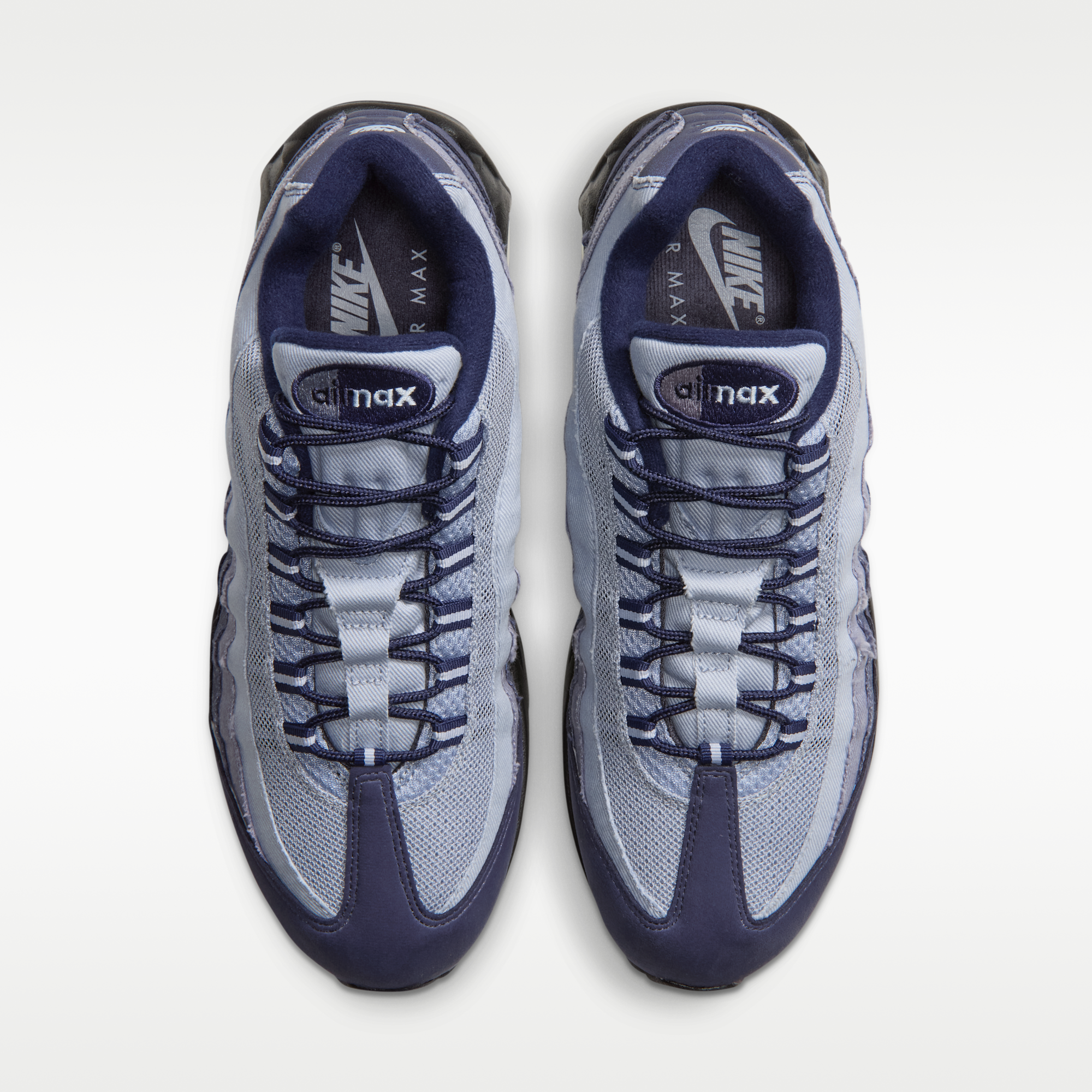 Nike Air Max 95 Big Bubble - Ashen Slate/Midnight Navy/Light Armory Blue/Light Armory Blue - 4