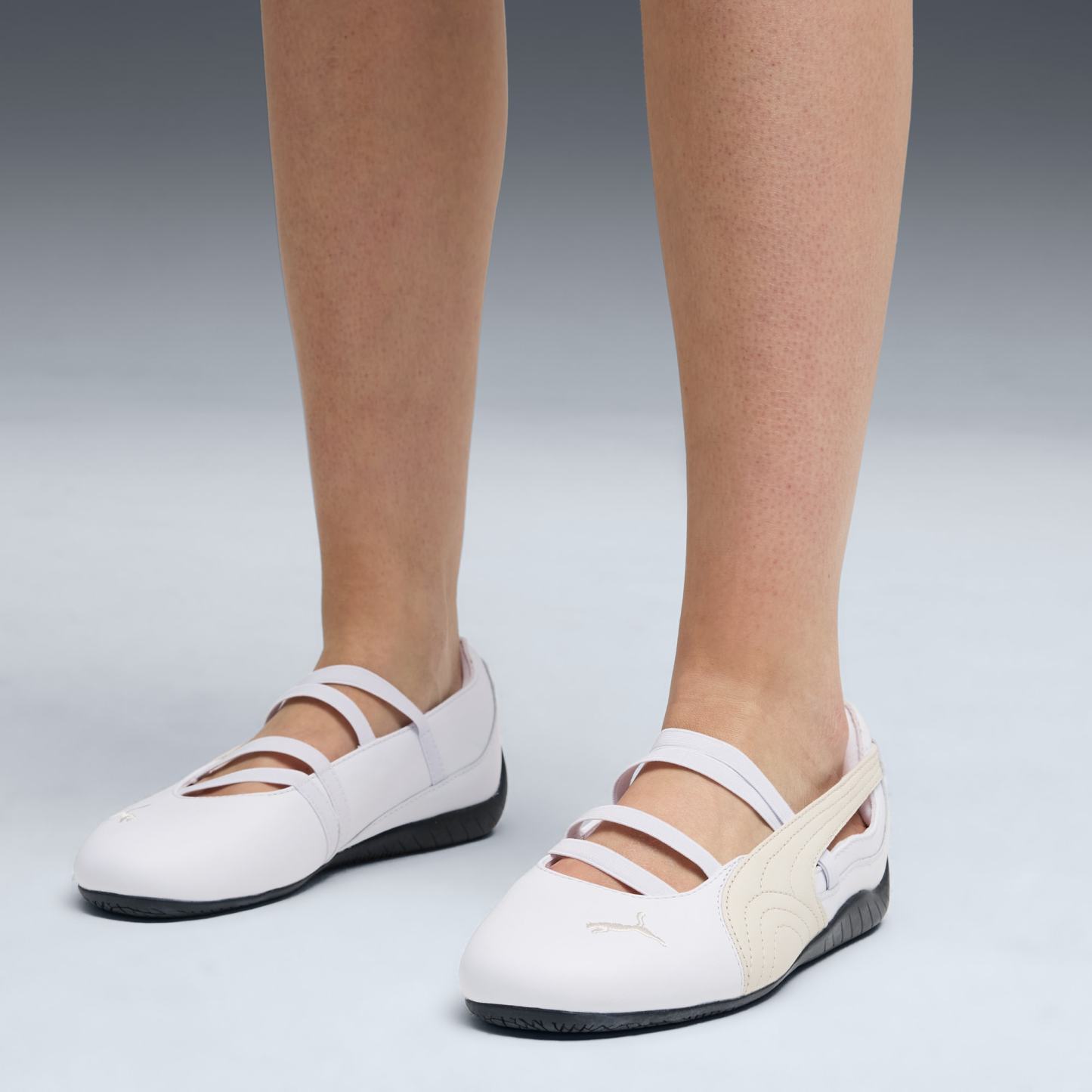 Speedcat Ballet Lederschuhe Damen - PUMA White-Alpine Snow