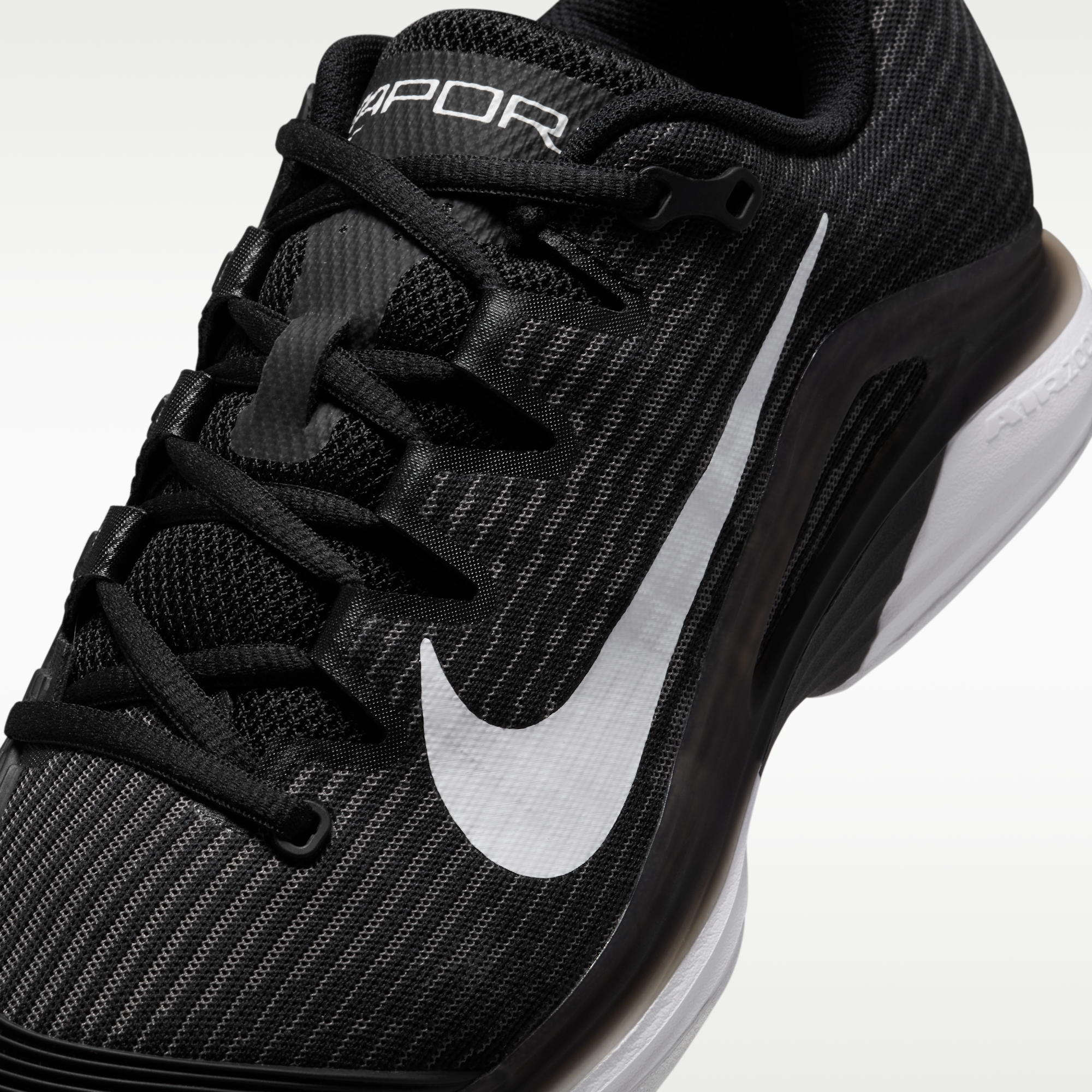 Nike Vapor 12 - Μαύρο/Dark Smoke Grey/Λευκό - 7