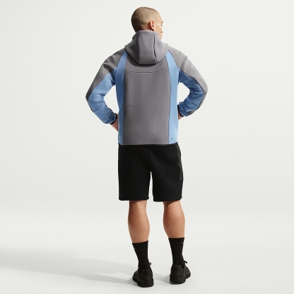 Nike Tech - Nike Tech Windrunner-Fleecejacke mit durchgehendem Reißverschluss und Color-Block-Design (Herren)