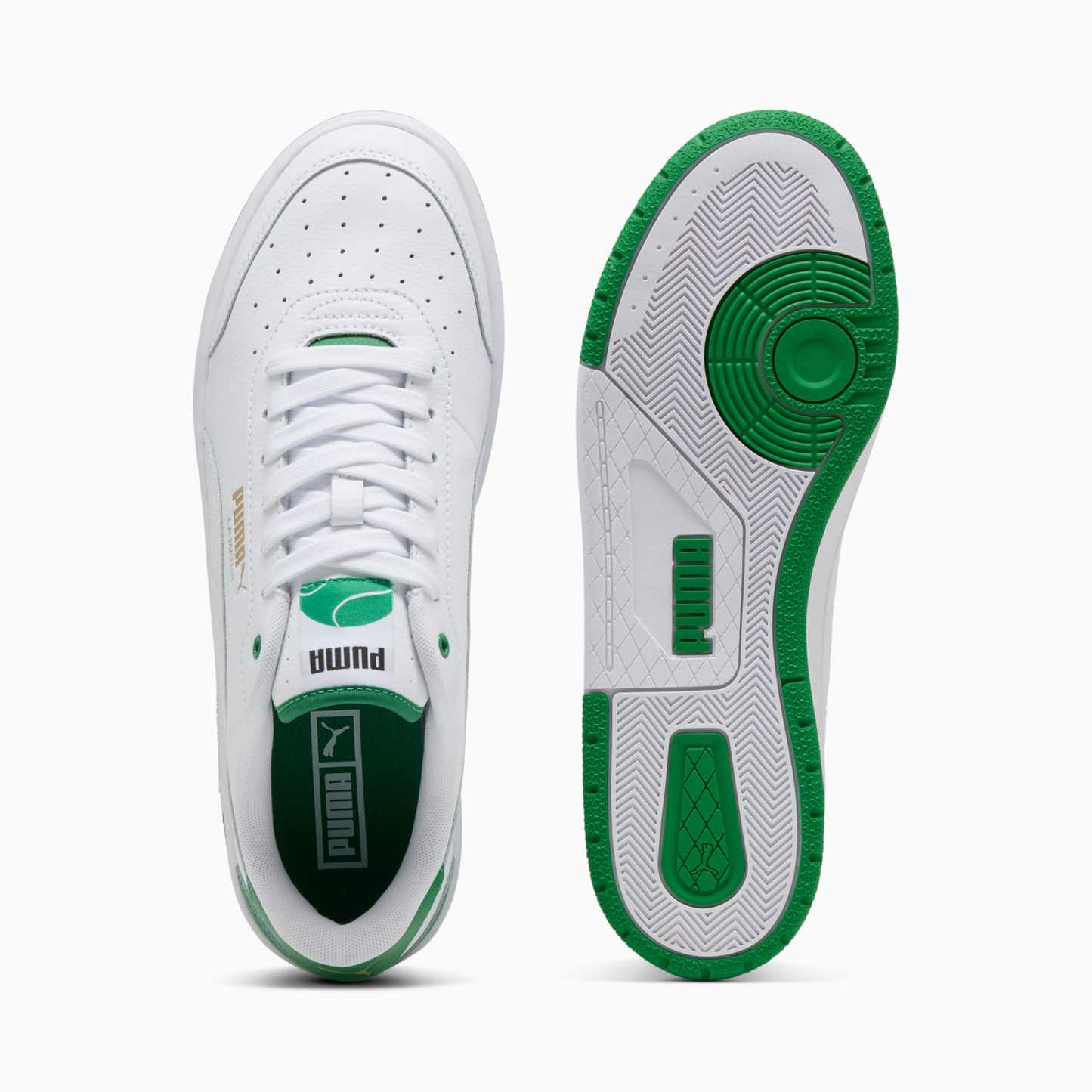 CA Match Sneakers - PUMA White-Archive Green