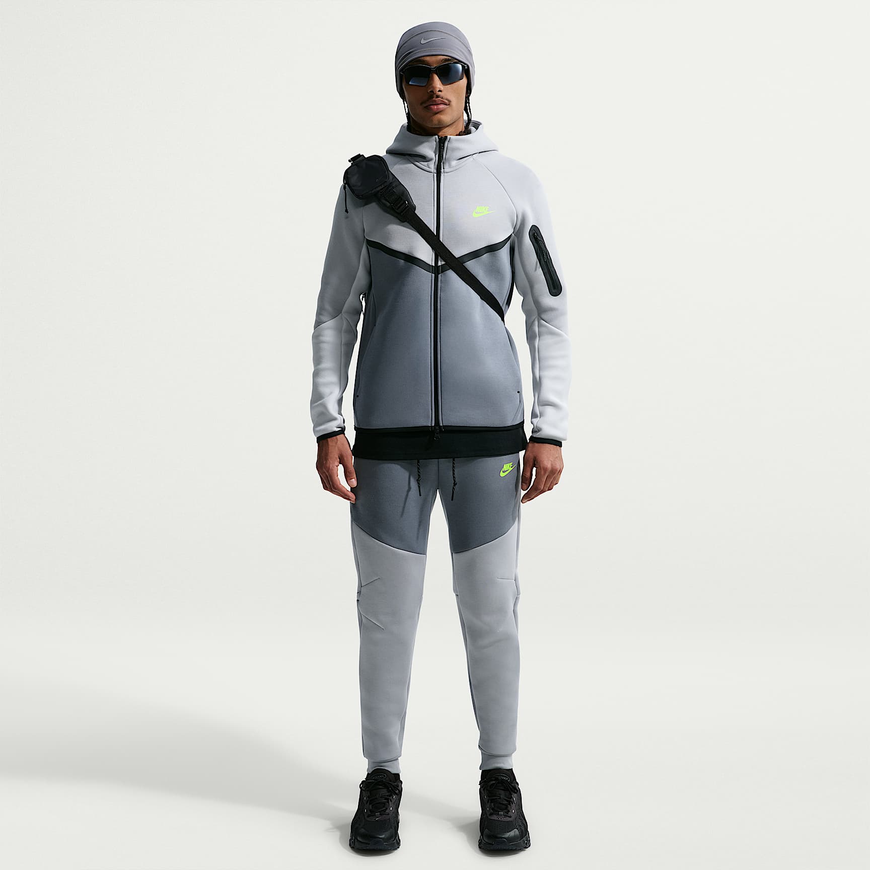 Nike Tech - Nike Tech Windrunner-Jacke aus Fleece mit durchgehendem Reißverschluss (Herren)