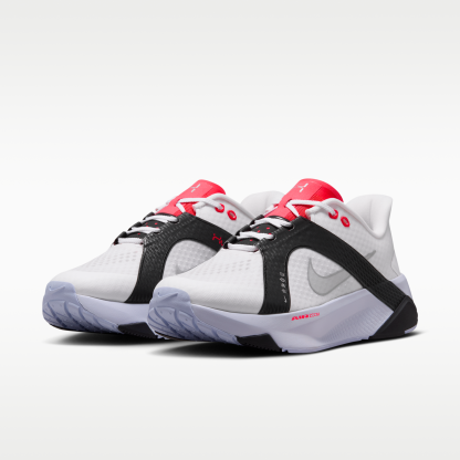 Nike Hybrid RN - Λευκό/Μαύρο/Laser Crimson/Metallic Silver - 5