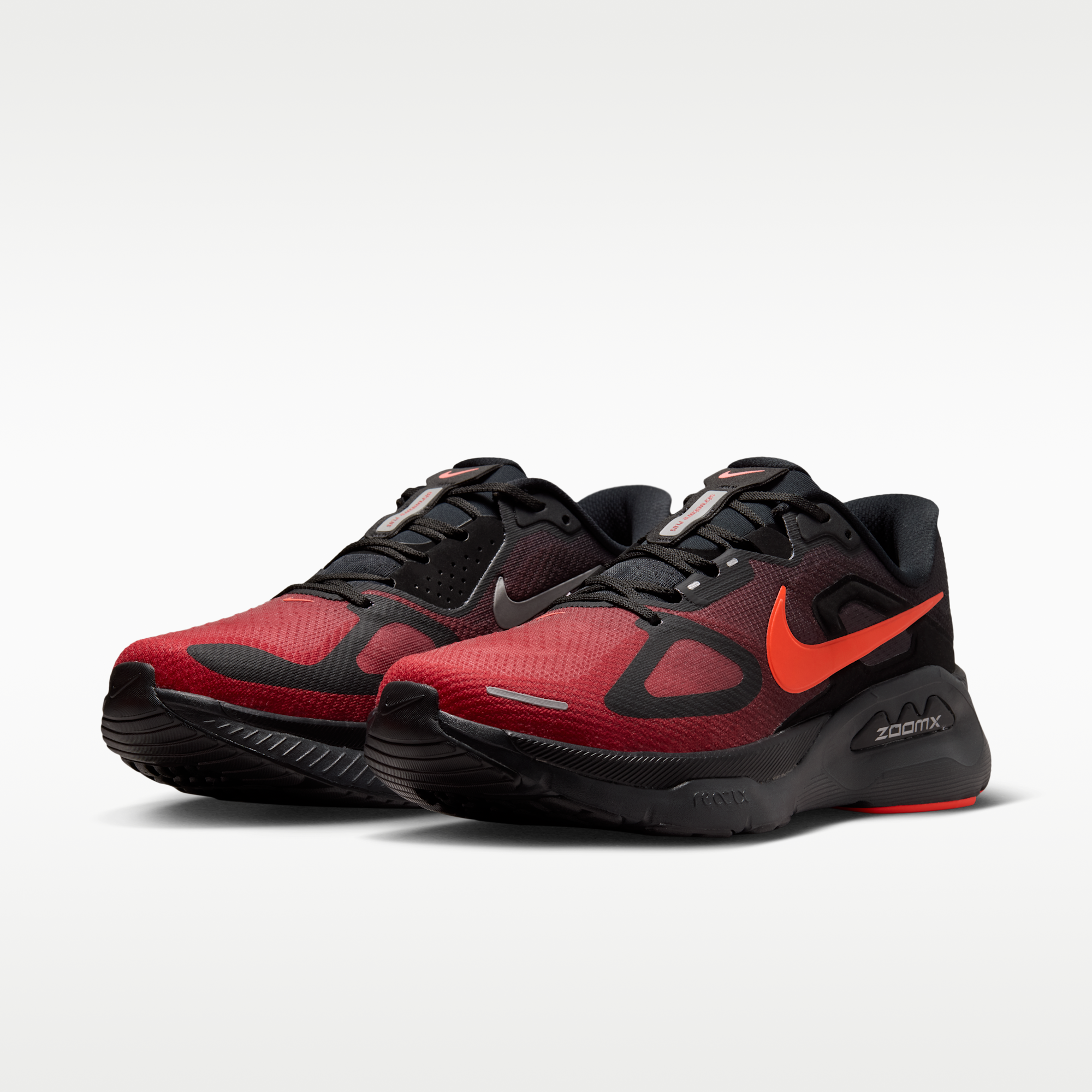 Nike Structure Plus - Μαύρο/University Red/Dark Smoke Grey/Bright Crimson - 5