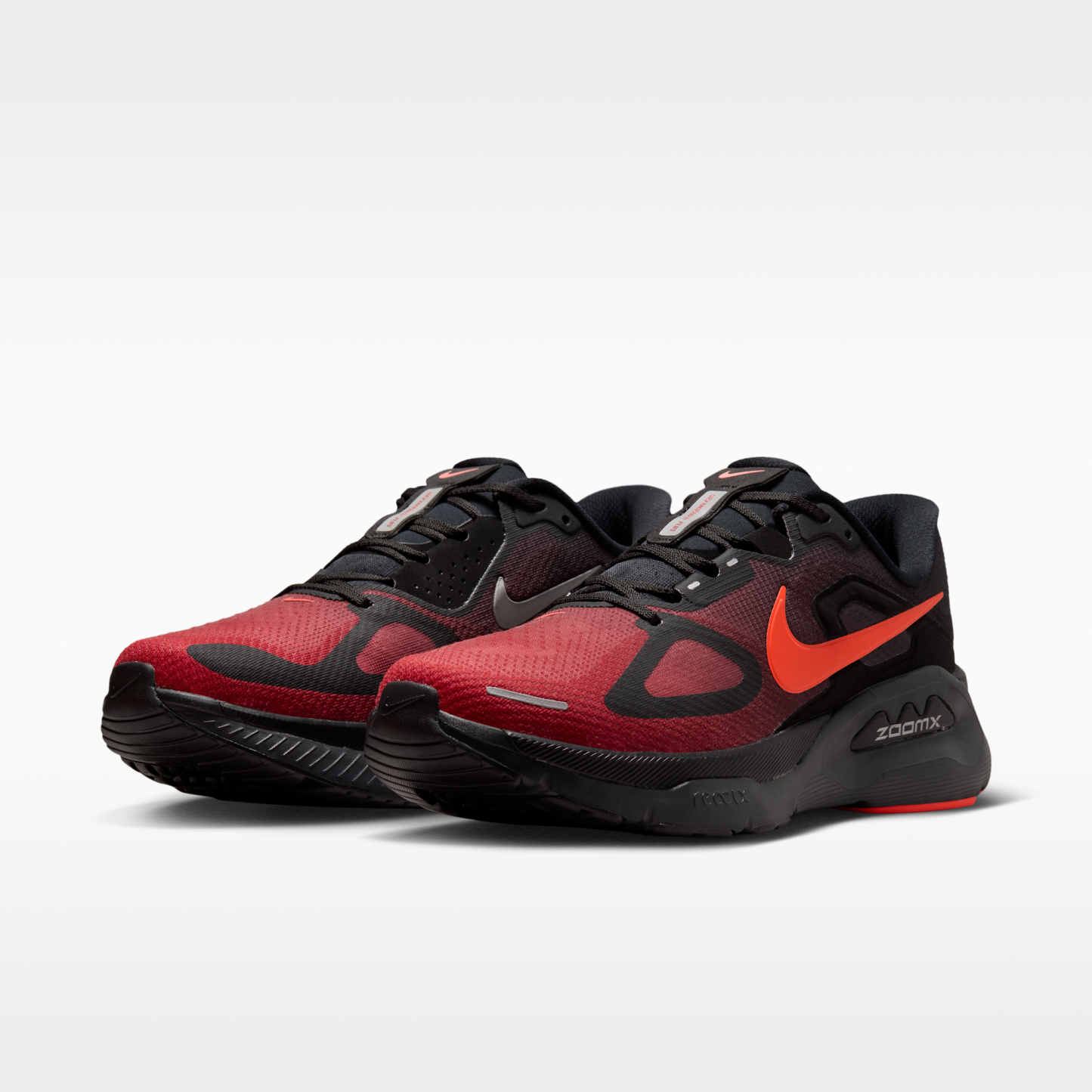 Nike Structure Plus - Μαύρο/University Red/Dark Smoke Grey/Bright Crimson - 5