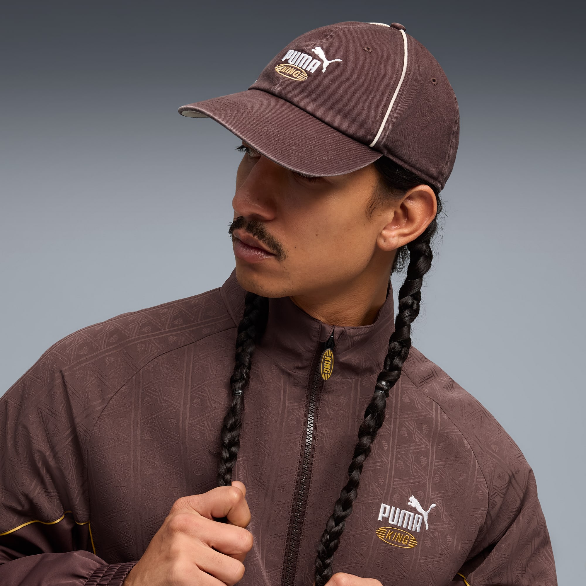 PUMA King Baseball Cap - Chocolate Brown
