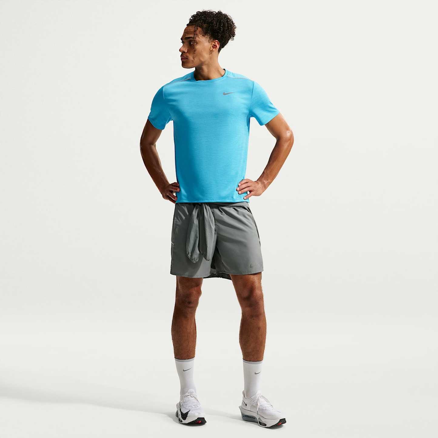 Nike Miler - Nike Miler Dri-FIT Kurzarm-Laufoberteil für Herren
