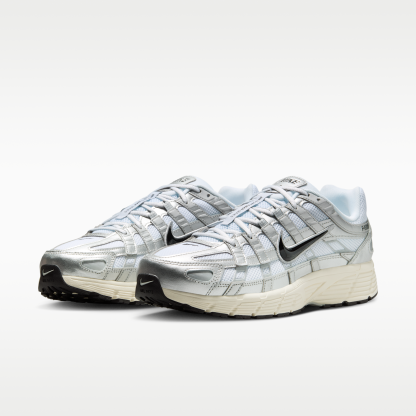 Nike P-6000 - Λευκό/Metallic Silver/Flat Silver/Μαύρο - 5