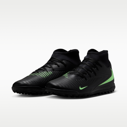 Nike Phantom 6 High Club - Μαύρο/Μαύρο/Illusion Green (HQ2276-001) - 5