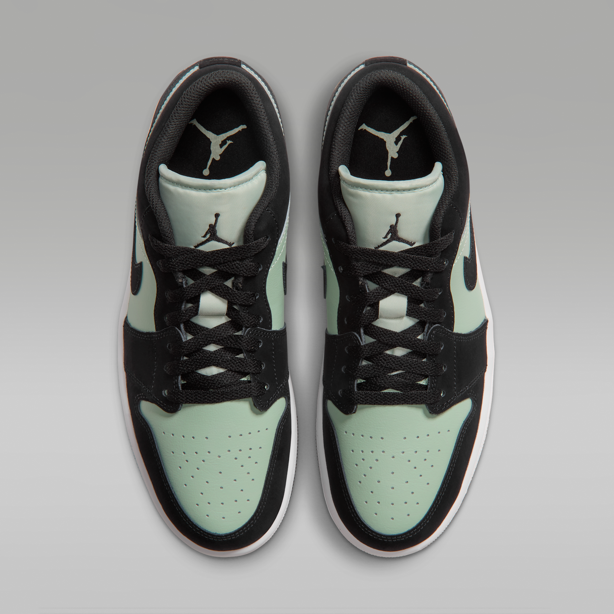 Air Jordan 1 Low - Μαύρο/Λευκό/Pistachio Frost - 4