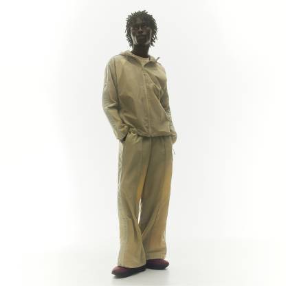 Run Culture Collective T7 Relaxed Trainingsjacke Herren - Chai Latte