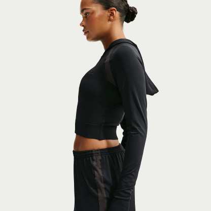 NikeSKIMS dehnbares Strickmaterial - NikeSKIMS Stretch Knit Baby-Hoodie mit durchgehendem Reißverschluss (Damen)