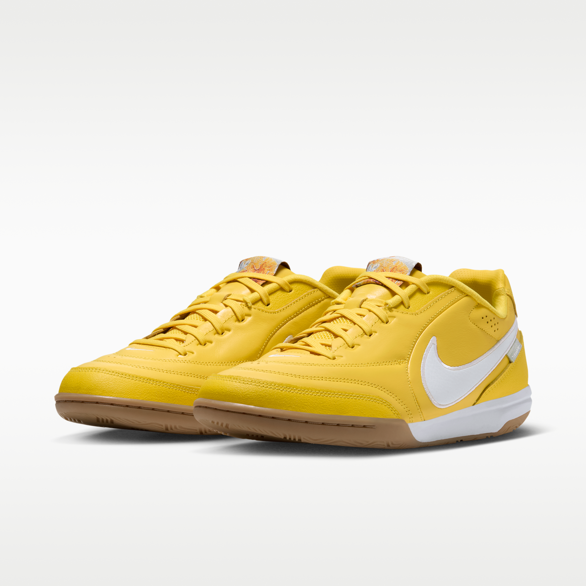 Nike Tiempo Streetgato "Joga Bonito" - Chrome Yellow/Gum Medium Brown/Λευκό - 5
