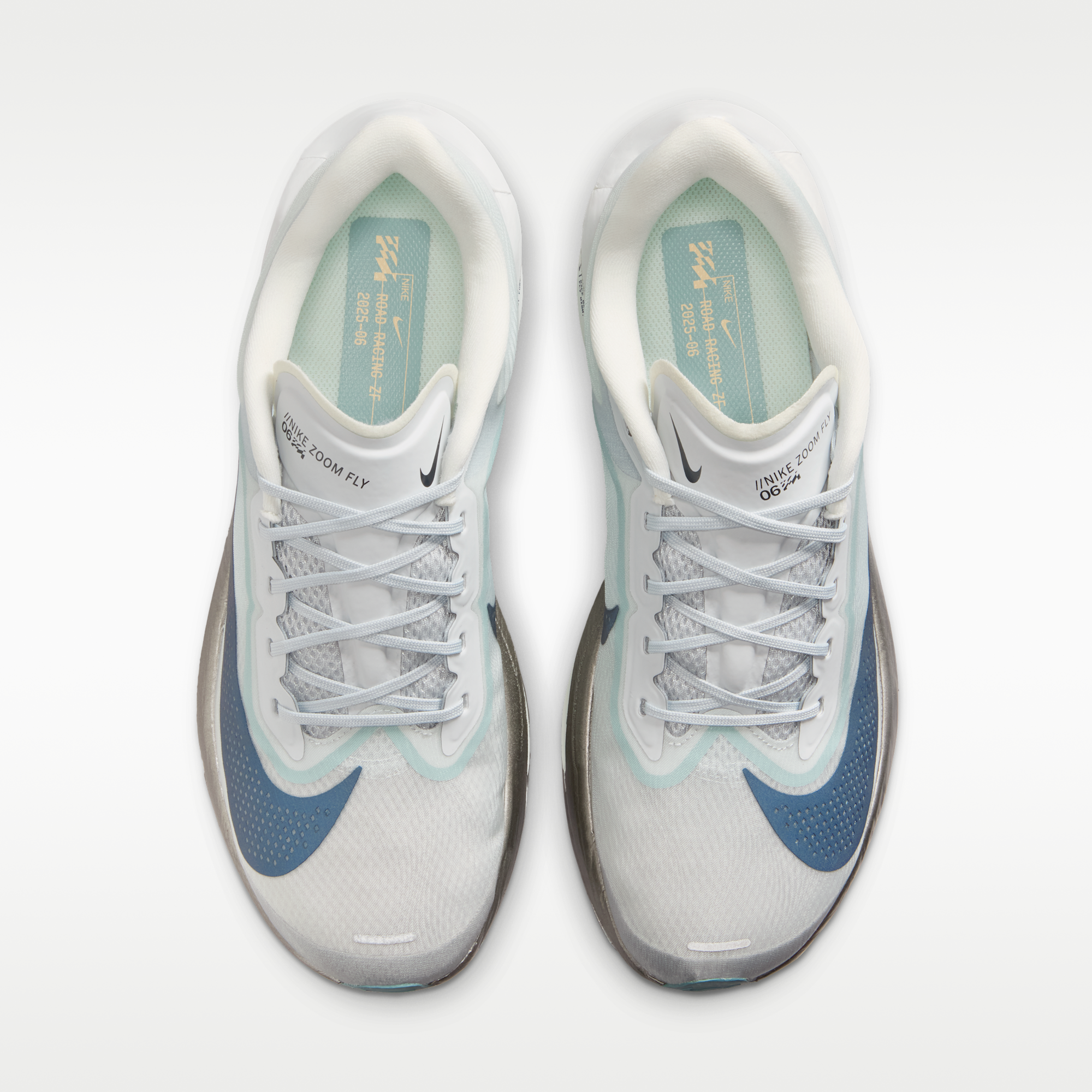 Nike Zoom Fly 6 - Pure Platinum/Grey Fog/Ice Peach/Dark Obsidian - 4