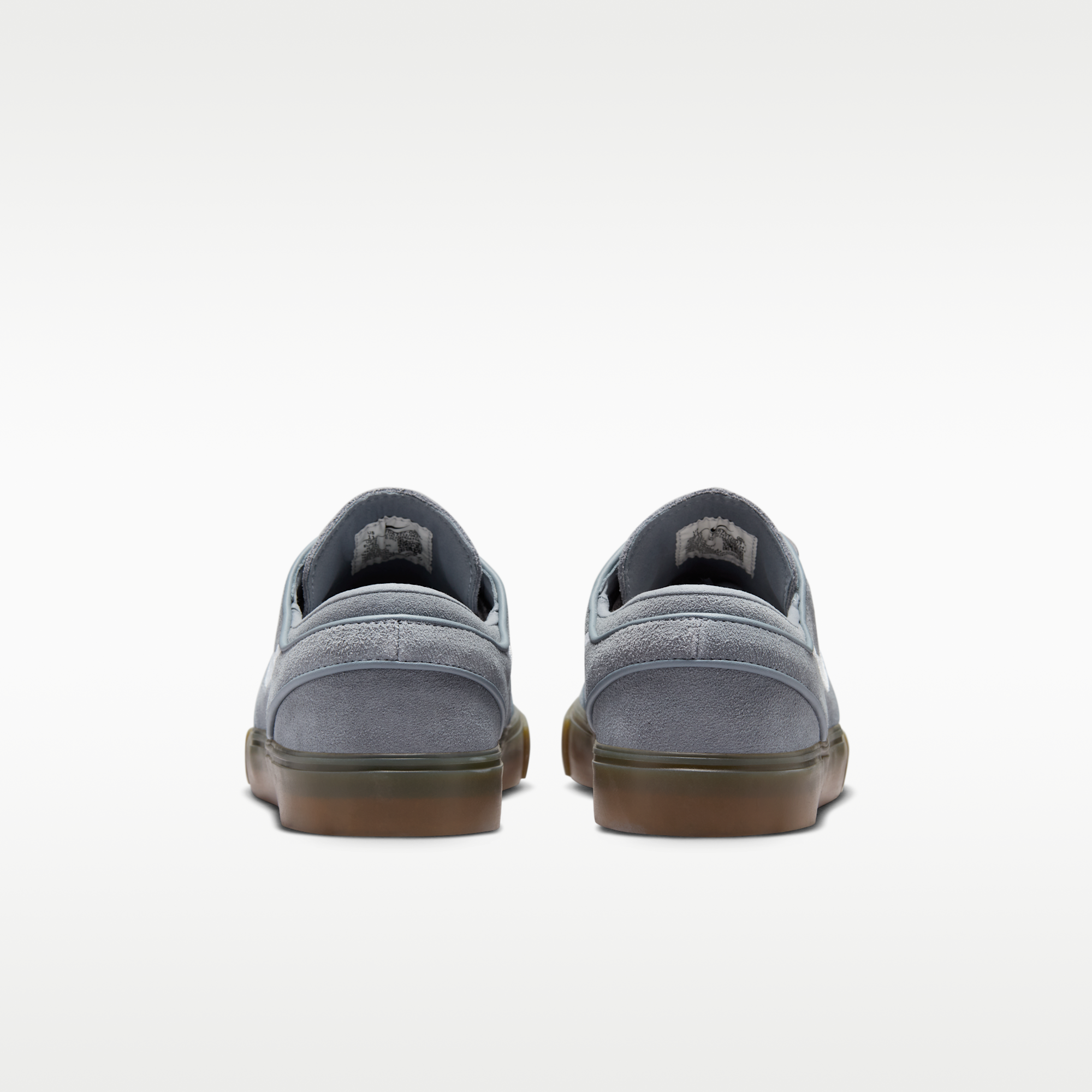 Nike SB Zoom Janoski OG+ - Cool Grey/Cool Grey/Gum Light Brown/Λευκό - 6