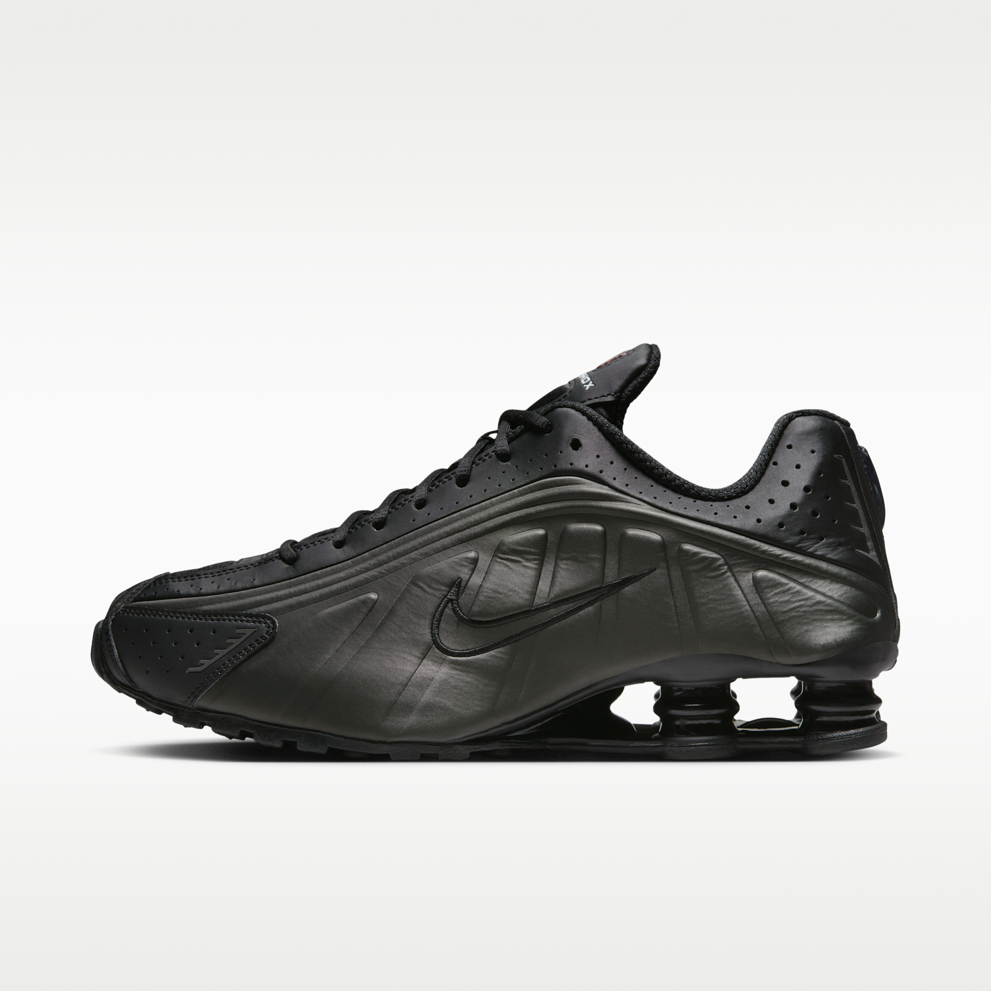 Nike Shox R4 - Μαύρο/Μαύρο/Bright Crimson/Μαύρο - 1