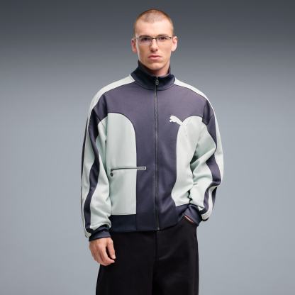 T7 Love Of The Cat Relaxed Trainingsjacke Herren - Inky Depths-Créme De Mint