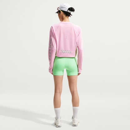 Nike Swift - Nike Swift Damen-Laufshorts mit hohem Taillenbund und Taschen (ca. 10 cm)