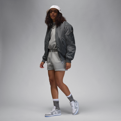 Air Jordan 1 Low - Λευκό/Aluminum/Wolf Grey - 9