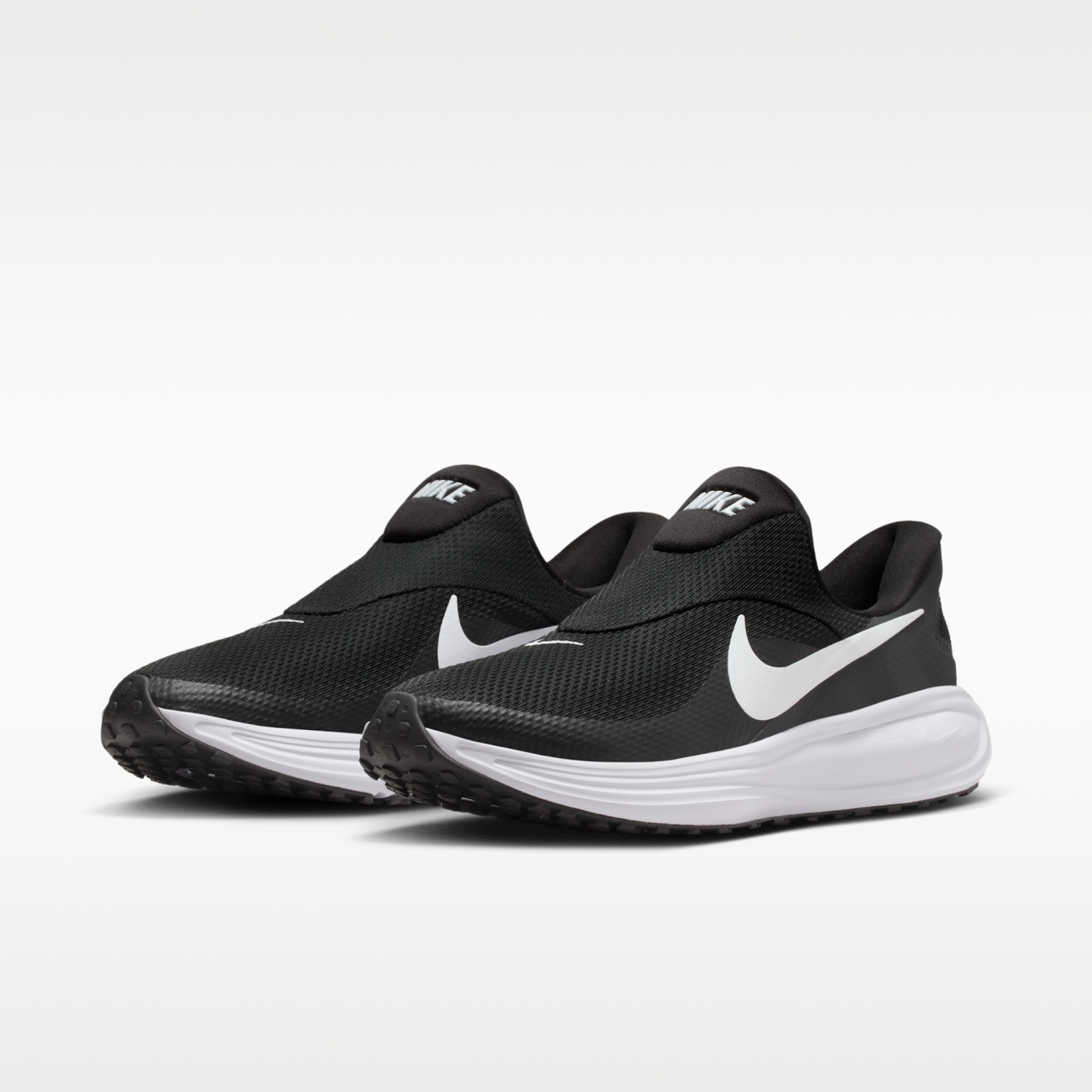 Nike Revolution 8 EasyOn - Μαύρο/Anthracite/Wolf Grey/Λευκό - 5
