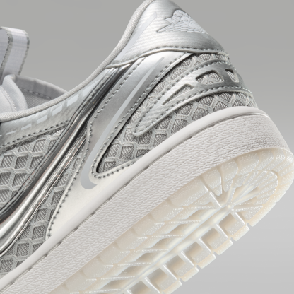 Air Jordan 1 Low Method of Make - Neutral Grey/Λευκό/Pewter Grey/Metallic Silver - 8